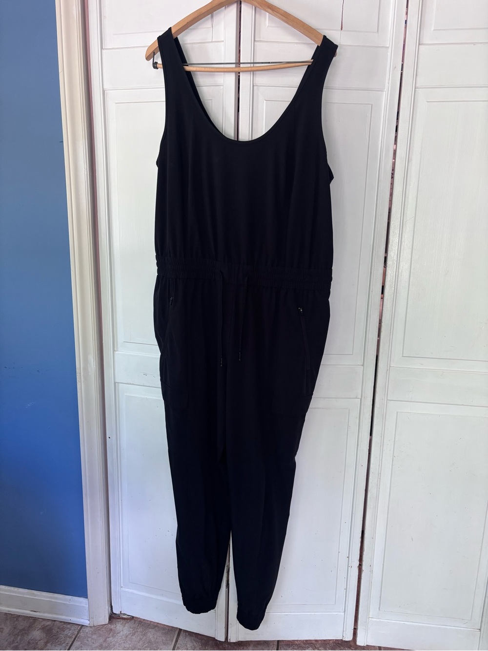 Athleta jumpsuit. XL. Black.